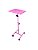 Mesa Rosa Carrinho Auxiliar Regulável p/ Vapor de Ozônio MAO01RO - Best Pro - Imagem 1