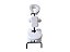 Cadeira de Massagem Quick Massage Portátil Estofado Branco QM-02BR - Best Pro - Imagem 2