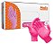 5 Caixas de Luvas Nitrilica Rosa Tamanho: M Sem Pó - Medix Profissional - Imagem 3