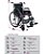 Cadeira De Rodas Basic Até 125kg Assento 46cm AC0146 - Hidrolight - Imagem 2