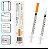 Kit C/10 Seringas de Insulina 1ml Agulha Fixa 6mm x 0,25mm (31g) - Sol-Millennium - Imagem 2