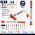 Kit C/10 Seringas de Insulina 1ml Agulha Fixa 5x0,23mm (32g) Blister - Uniqmed - Imagem 1