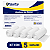 Kit C/5 Ataduras de Rayon 7,5cm x 5m Estéril - Polar Fix - Imagem 3