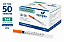Kit C/50 Seringas de Insulina Agulha Fixa 6mm x 0,25mm 31g 1ml (100UI) - Venper - Imagem 2