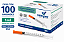 Caixa C/100 Seringas de Insulina Agulha Fixa 6mm x 0,25mm 31g 1ml (100UI) - Venper - Imagem 1