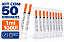 Kit C/50 Seringas de Insulina 1ml Agulha Fixa 8mm x 0,30mm 30g (100UI) - Venper - Imagem 1