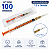 Kit C/100 Seringas de Insulina 1ml com Agulha 13 x 0,45mm (Removível) Bico Slip - SR - Imagem 1