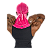 Durag de Veludo Rosa (Premium) - Imagem 2
