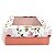 Caixa de presente Estampada C/ Visor 20x15x6 Floral Fidji - Imagem 1