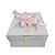 Caixa de Presente 20x25x10 Branca Laco Rosa Claro - Imagem 7