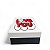 Caixa de Presente 16x16x8 Cartonada com Mensagem 10 Love You - Imagem 1