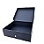 Caixa Cartonada 26x22x8 Tampa Presa Papelão Rigido Azul Azul Porto Seguro - Imagem 3