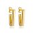 Brinco J  Minimalista banhado a Ouro 18K - Imagem 1