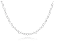 Choker de Prata Mini Corações Seguidos - Imagem 1