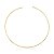 Choker Aro Slin Banhado a Ouro 18k - Imagem 1