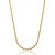 Colar Fita 3MM Banhado a Ouro 18k - Imagem 1