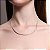 Colar Fita 3MM Banhado a Ouro 18k - Imagem 2