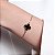 Pulseiras Trevo Preto Banhada  a Ouro 18K - Imagem 2