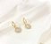 Conjunto de Coração Cravejado de Zircônia banhado a Ouro 18k - Imagem 2