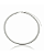 Choker Malha Snake Curto Banhado a Ouro Branco 6mm - Imagem 1