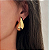 Brinco Gota Inspiração Hailey Banhado a Ouro 18k - G - Imagem 2