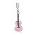 Berloque de Prata Violão Rosa - Imagem 1