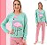 Pijama de Frio Feminino Algodão - Imagem 2