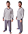 Pijama Masculino Inverno em 100% Algodão Tam P - Imagem 1
