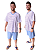 Pijama Masculino Verão em Algodão - Imagem 1