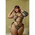 Fantasia Onça Plus Size com Gravata Hot Love REF 9553 - Imagem 1