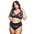 Conjunto Mirna Plus Size em Tule Tallyta Moda Apimentada - Imagem 4