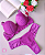 Conjunto de Lingerie Com Bojo Detalhes em Renda Tamanho G - Imagem 1