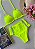 Biquíni Hot Pant Tropical Texturizado Tamanho G Amarelo Neon - Imagem 1