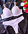 Conjunto Secret Branco GG Rendado Feminino - Imagem 1
