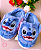 Pantufa Stitch e Angel Super Fofinha Antiderrapante - Imagem 1
