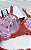 Conjunto Lingerie Mô Renda Vermelho Coração - Imagem 2