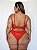 Conjunto Lingerie Mô Renda Vermelho Coração - Imagem 5