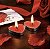 Kit 10 Velas Flutuantes Coração Vermelho - Imagem 2