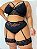 Conjunto Lingerie Love Plus Size com Cinta Liga - Imagem 4