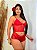 Conjunto Baby Doll Tule Vermelho Trio REF 795 - Imagem 3
