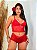 Conjunto Baby Doll Tule Vermelho Trio REF 795 - Imagem 2