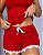 Pijama Baby Doll Canelado Fabi REF 786 - Imagem 3