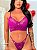 Conjunto de Lingerie Celine Com Aro Sem Bojo Pingente CoroaREF 683 - Imagem 4