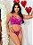 Conjunto de Lingerie Celine Com Aro Sem Bojo Pingente CoroaREF 683 - Imagem 1