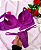Conjunto de Lingerie Fúcsia com Bojo Tamanho G - Imagem 2