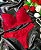 Conjunto de Lingerie Vermelho Tamanho GG - Imagem 1