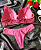 Conjunto de Lingerie Rosa Sandia Tamanho GG - Imagem 2