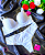Conjunto de Lingerie Branco Delicado Tamanho P - Imagem 1
