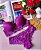 Conjunto de Lingerie de Renda Fúcsia Tamanho P - Imagem 1