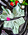 Conjunto de Lingerie em Poliamida Verde Tamanho M - Imagem 2